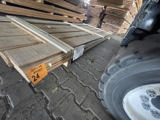 Ca. 25x Douglas wisselsponning, 18x178mm, lengte 300cm